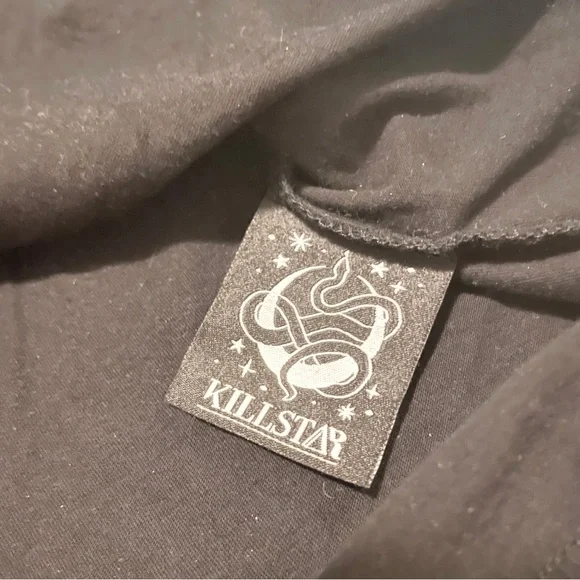 Killstar x Masters of the Universe Skeletor Evil-Lyn Raglan Tee XS 3/4 Sleeve - Picture 13 of 16